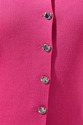 LIMITED COLLECTION Plus Size Cobalt Pink Compacted Knit Cardigan | Yours Clothing 5