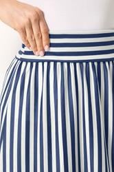 LTS Tall Women's Blue Stripe Maxi Skirt | Long Tall Sally 4