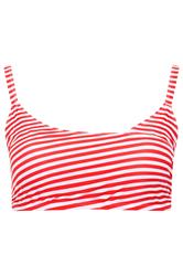 LIMITED COLLECTION Plus Size Red Stripe Bikini Top | Yours Clothing 6