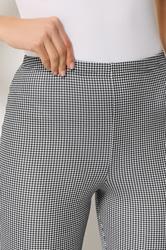 LTS Tall Women's Black Check Flared Trousers | Long Tall Sally 4