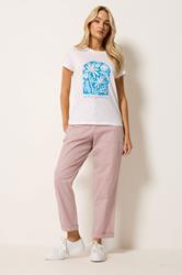 M&Co Pink Twill Carpenter Trousers | M&Co 1