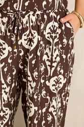 EVANS Plus Size Chocolate Top & Trouser Set | Evans 7