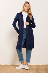 M&Co Navy Blue Longline Cardigan | M&Co 3