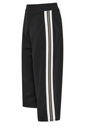 M&Co Petite Black Cropped Side Stripe Trousers | M&Co 6