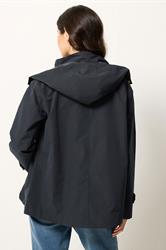 M&Co Navy Blue Short Mac Coat | M&Co 2