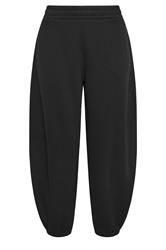PixieGirl Petite Black Brushed Balloon Joggers