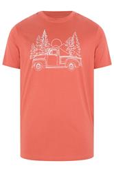 BadRhino Big & Tall Black Extra Long Pick Up Truck Graphic T-Shirt | BadRhino 4