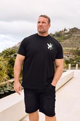 BadRhino Big & Tall Black Dove Graphic T-Shirt | BadRhino 1