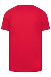 BadRhino Big & Tall Red Extra Long England Crest T-Shirt | BadRhino 6