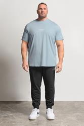 JACK & JONES Big & Tall Black Joggers | BadRhino 1