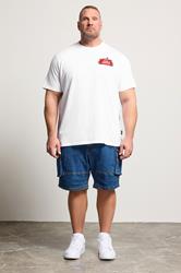 BadRhino Big & Tall White Beer Graphic T-Shirt | BadRhino 1