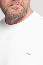 BadRhino Big & Tall White Relaxed T-Shirt | BadRhino 4