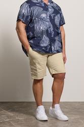 JACK & JONES Big & Tall Crockery Brown Mid Rise Cargo Shorts | BadRhino 3