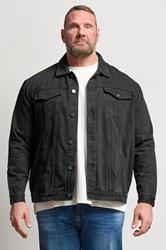 BadRhino Big & Tall Black Denim Jacket | BadRhino 2