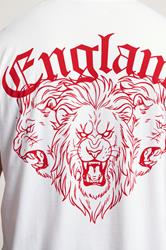 BadRhino Big & Tall White England T-Shirt | BadRhino 4