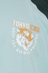 KAM Big & Tall Blue Raglan T-Shirt | BadRhino 5