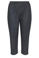 LIMITED COLLECTION pantalones Barrel negros con estampado de lunares