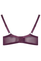 YOURSET 3 PACK Plus Size Burgundy Red & Green Lace Trim Padded T-Shirt Bras | Yours Clothing 12