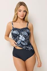 M&Co Navy Blue High Waisted Bikini Briefs | M&Co 3