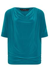 STAR Teal Green Cowl Neck Top | StarByJM 1