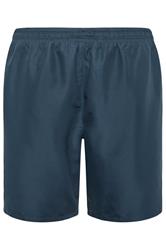 BadRhino Big & Tall Navy Blue Plain Swim Shorts | BadRhino 6