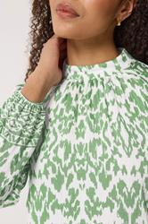 M&Co Green Abstract Print Belted Tunic Dress| M&Co 4