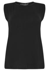 PixieGirl Petite Women's Black Shoulder Padded Top | PixieGirl 5