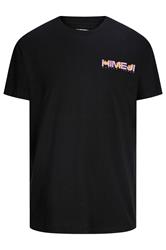 JACK & JONES Big & Tall Black Japanese Graphic T-Shirt | BadRhino 4