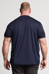 BadRhino Big & Tall Navy Blue Active T-Shirt | BadRhino 2