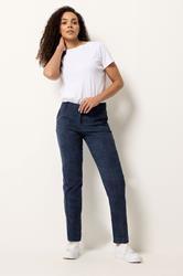 M&Co Blue Cord Tailored Straight Leg Trousers | M&Co 1