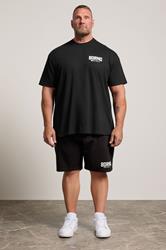 BDRNO Premium Big & Tall Black Logo T-Shirt | BadRhino 2