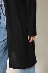 M&Co Black Long Sleeve Open Front Cardigan | M&Co 4