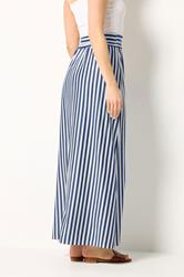 LTS Tall Women's Blue Stripe Maxi Skirt | Long Tall Sally 2