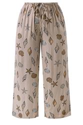 LIMITED COLLECTION Plus Size Natural Brown Leopard Shell Trousers | Yours Clothing 5