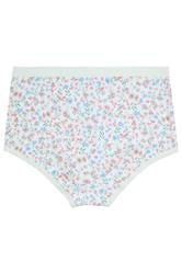 YOURSET 5 PACK Plus Size Pink Floral Print Full Briefs | Yours Clothing 9