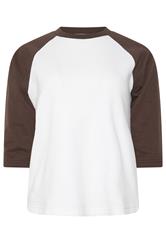 PixieGirl Petite Women's Chocolate Brown Raglan Sweatshirt | PixieGirl 1