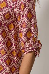 M&Co Orange Abstract Print Shirt | M&Co 4