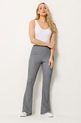 LTS Tall Women's Black Check Flared Trousers | Long Tall Sally 3
