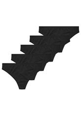 YOURSET 5 PACK Plus Size Black Candy Cane Thongs | Yours Clothing 3