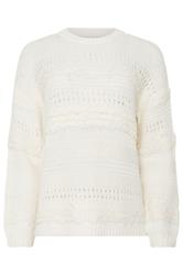 M&Co Ivory White Textured Boucle Knit Jumper | M&Co 6