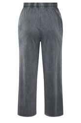 LIMITED COLLECTION Plus Size Grey Acid Wash Wide Leg Trousers | Yours Clothing 6