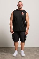 BadRhino Big & Tall Black Dragon Graphic Vest | BadRhino 2