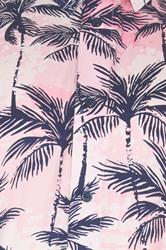 KAM Big & Tall Pink Palm Print Shirt | BadRhino 5