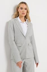 LTS Tall Women's Light Grey Tailored Blazer | Long Tall Sally 3