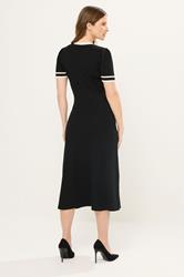 STAR Black Contrast Knitted Dress | StarByJM 4