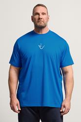 IronRhino Big & Tall Cobalt Blue Performance T-Shirt | Badrhino 3