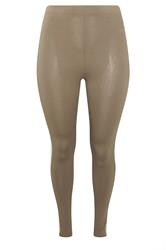 YOURS ACTIVE Plus Size Brown Side Stripe Leggings | Yours Clothing 7