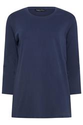 M&Co 2 PACK Navy Blue & White Cotton Tops | M&Co  8