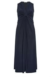 YOURS LONDON Robe bleu marine à nœud