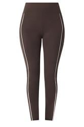 LTS Tall Women's Chocolate Brown Active Piped Leggings | Long Tall Sally 5